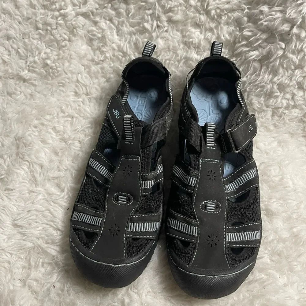 Jambu JSport Womens Black Regatta Water Sport Fisherman Hiking Shoes SZ7